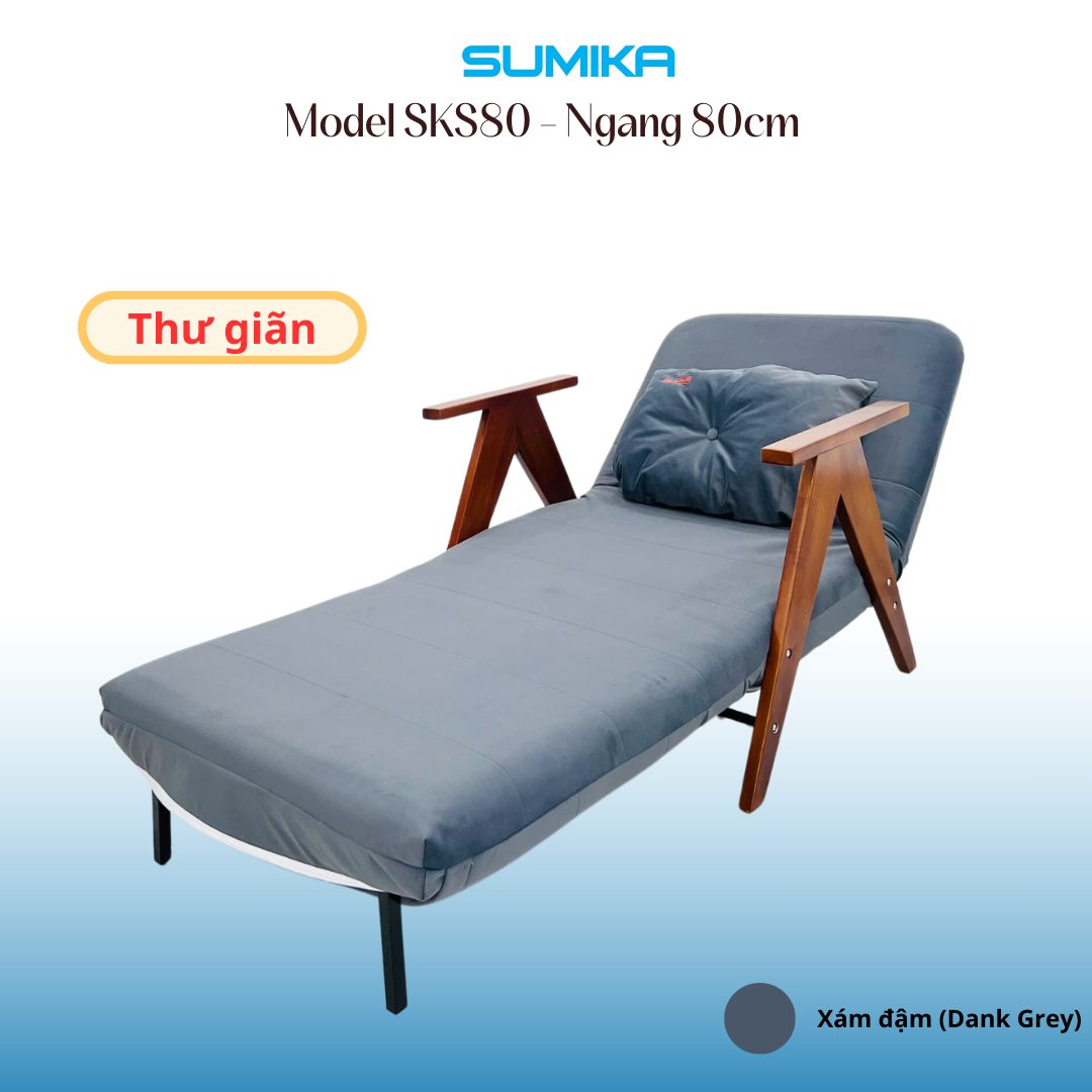 Ghế Sofa Giường Gấp Gọn Thông Minh SUMIKA SKS80