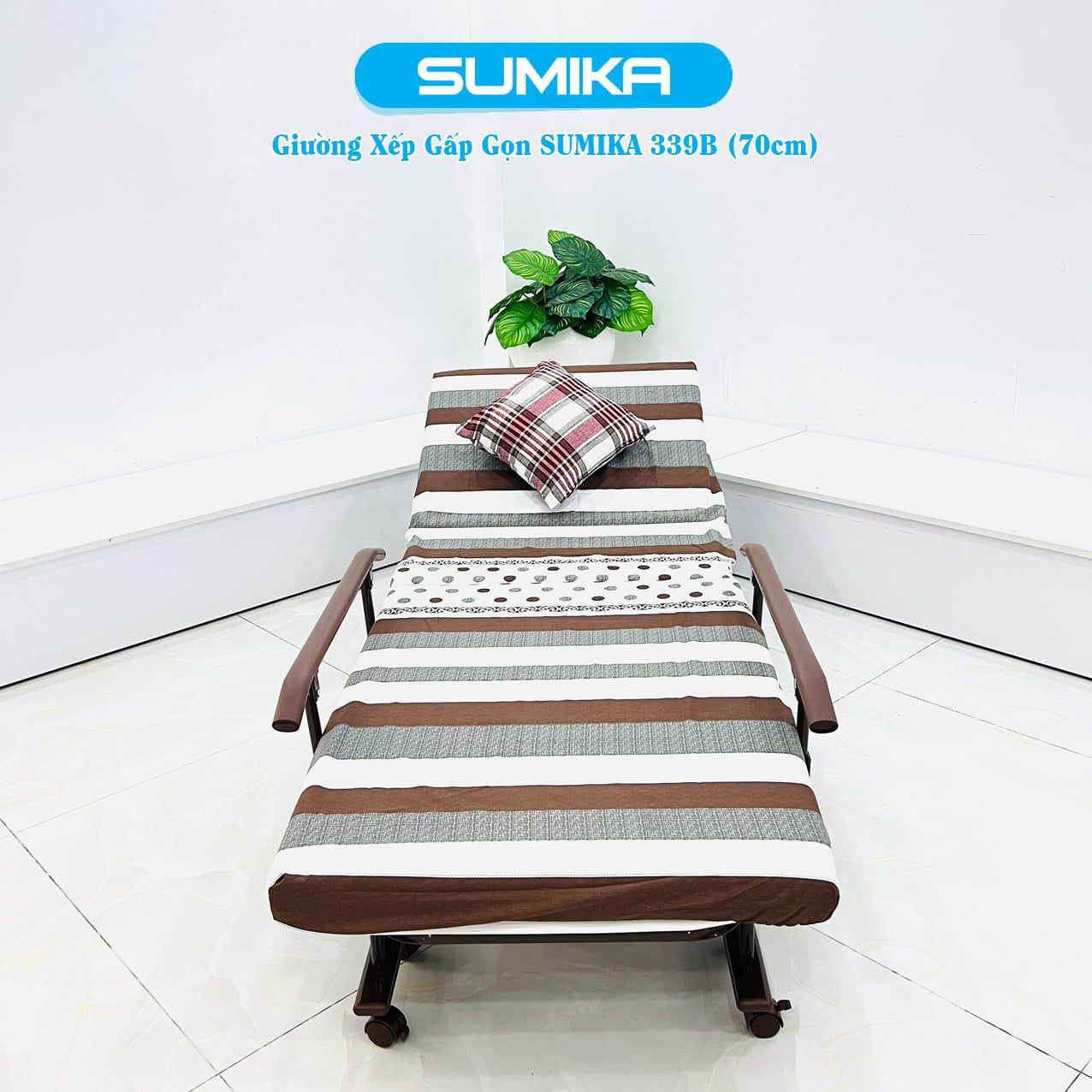 Giường Nệm Xếp Gọn Đa Năng Sumika 339B