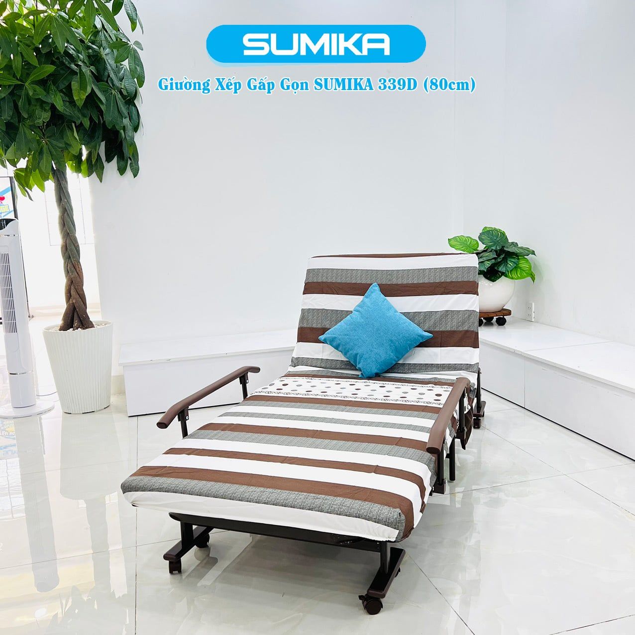Giường Nệm Xếp Gọn Đa Năng Sumika 339D