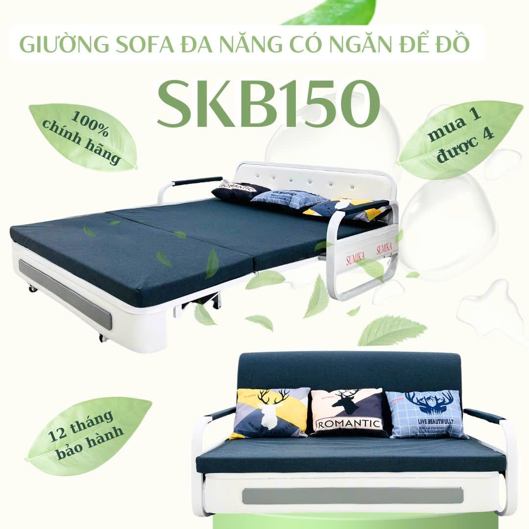 Ghế Sofa Giường Gấp Gọn Thông Minh SUMIKA SKB150