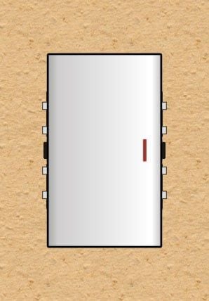 Hạt công tắc 1 chiều cỡ lớn Sino SCS/L dạng mô-đun màu trắng