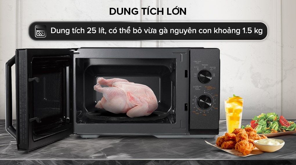 Lò vi sóng có nướng Toshiba MW3-MG25PE(BK) 25 lít