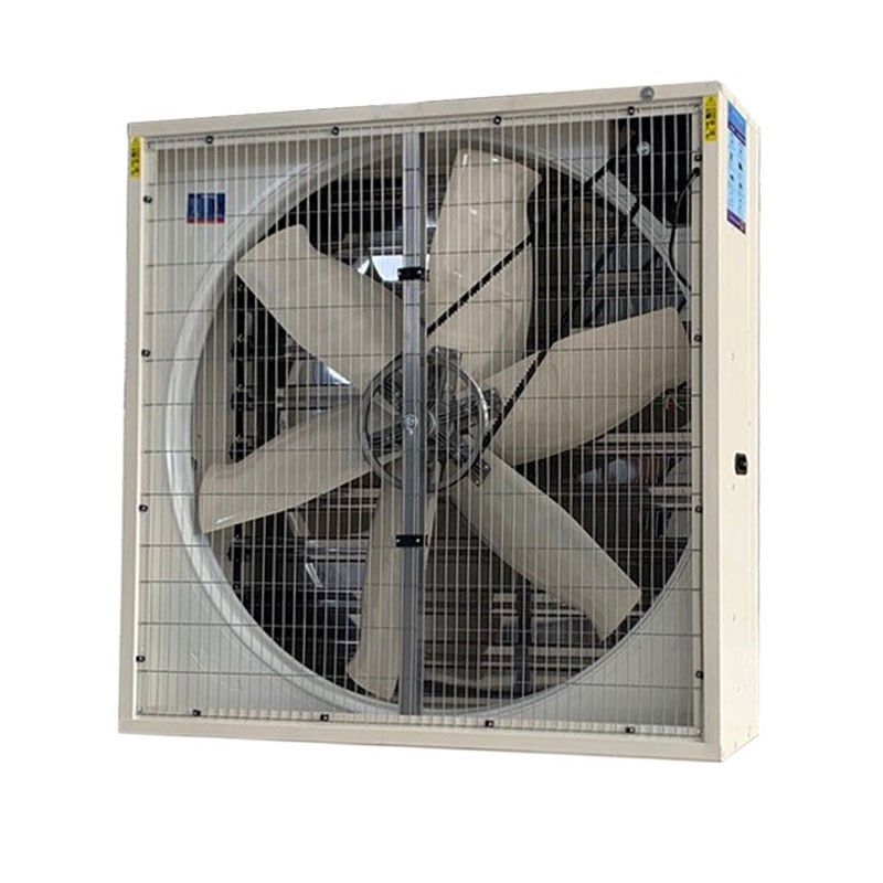 Quạt thông gió vuông Omysu BMF1380 (220V/380V)(Vỏ tôn kẽm sơn tĩnh điện cánh Inox, chớp Inox)