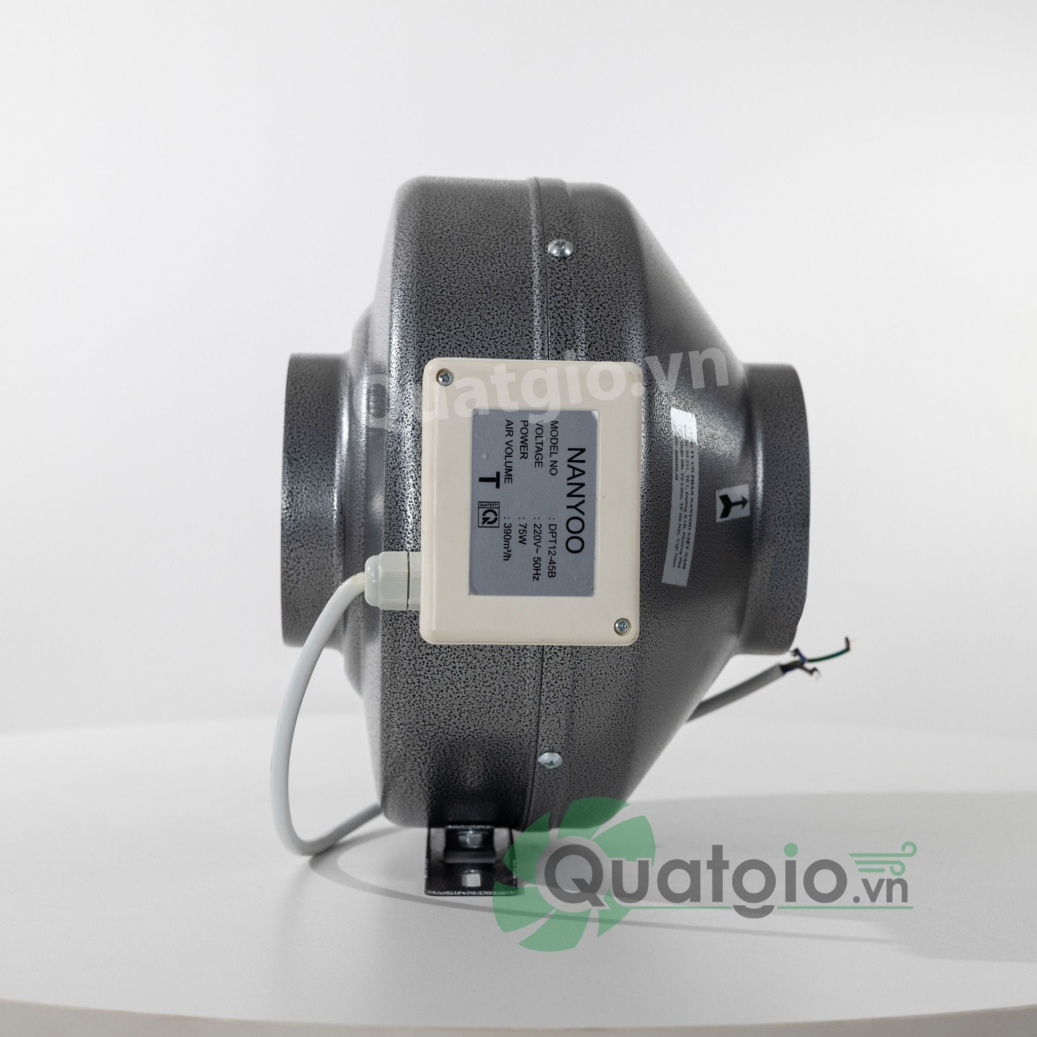 Quạt thông gió tròn nối ống đồng trục Nanyoo (ip44) DPT10-35B / DPT12-45B / DPT15-55B / DPT20-66B / DPT25-66B / DPT31-66B