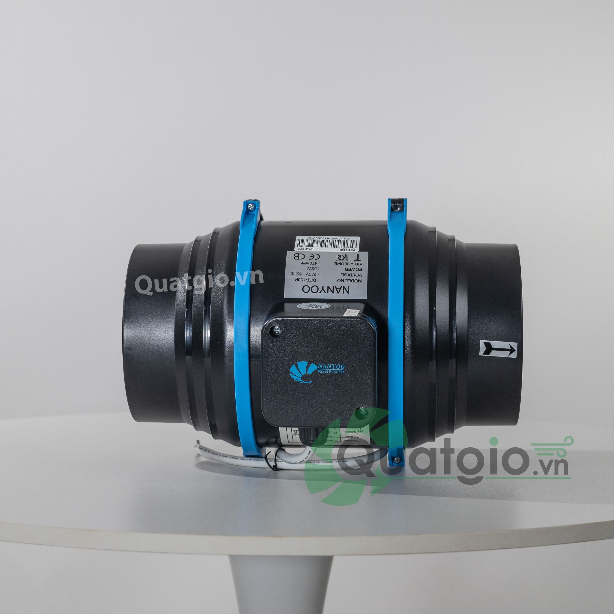 Quạt Thông Gió Nanyoo DPT-100P / DPT-125P / DPT-150P / DPT-200P / DPT-250P / DPT-315P