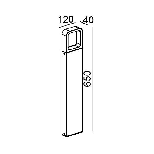 Đèn sân vườn LED Nanoco NGL2723 chiếu điểm cây xanh, tiểu cảnh