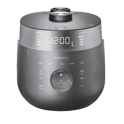 Nồi cơm điện tử áp suất kép cao tần Cuckoo CRP-LHTR0610FD Xám Bạc 1.08L