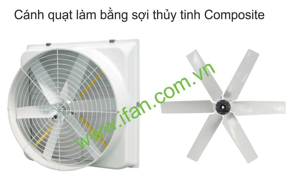 Quạt Loa composite iFan-106C / iFan-126C / iFan-146C - Chuyển động gián tiếp