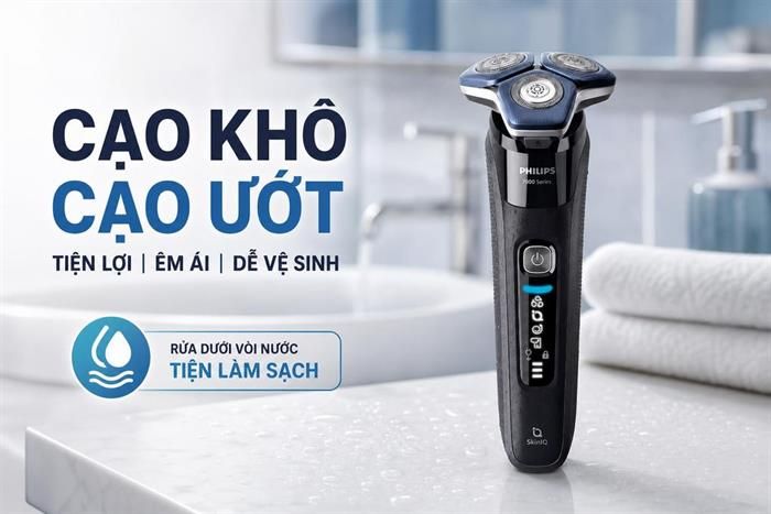 Máy cạo râu khô và ướt Philips S7886/50