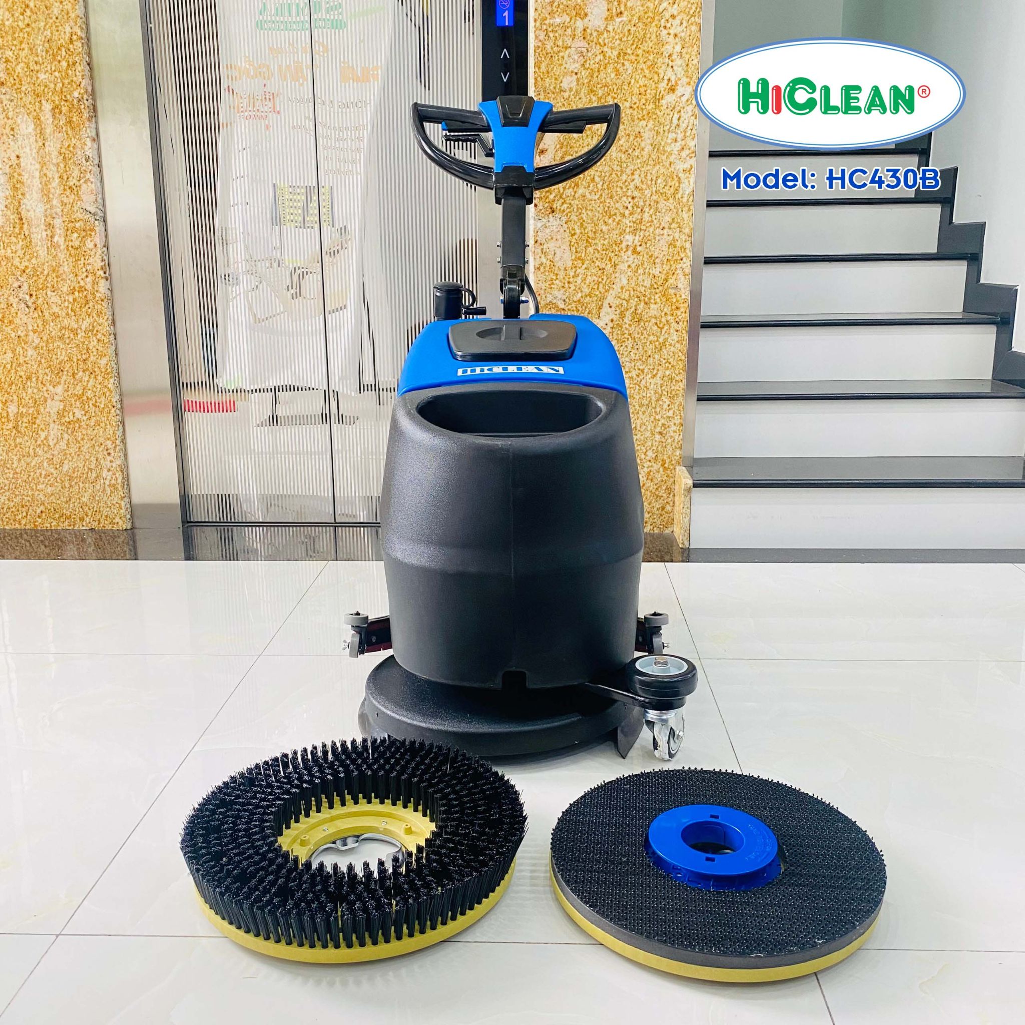 Máy Chà Sàn Liên Hợp Dùng Bình HiClean HC430B