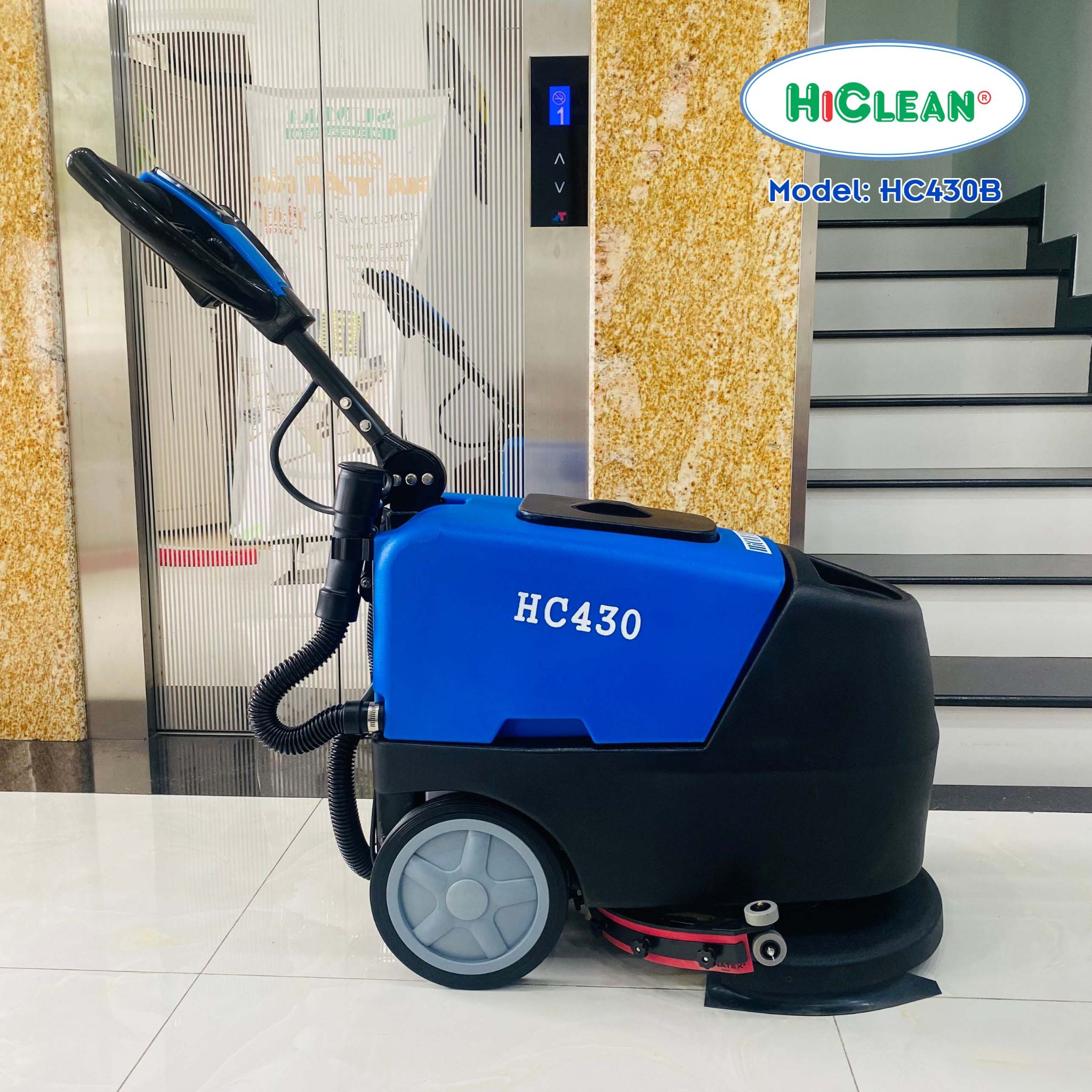 Máy Chà Sàn Liên Hợp Dùng Bình HiClean HC430B