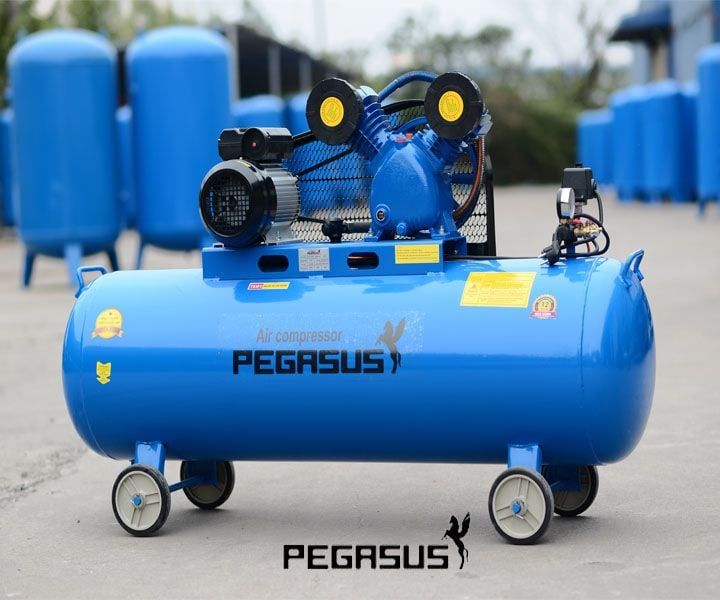 Máy nén khí dây đai Pegasus 4hp TM-W-0.36/8-180L (220V)