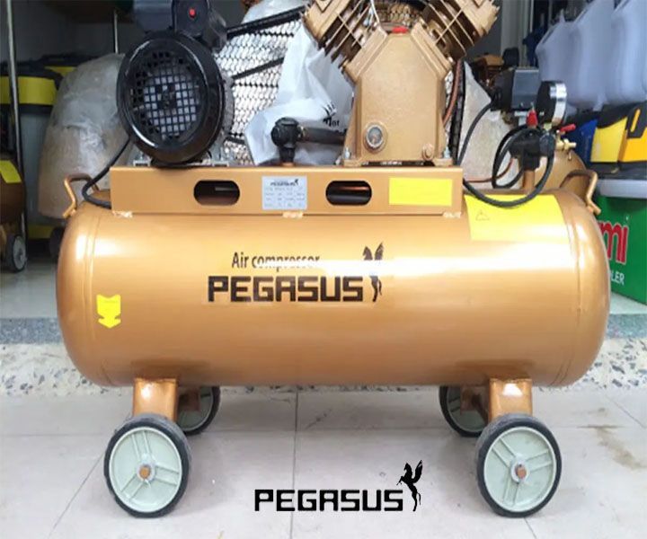 Máy nén khí dây đai Pegasus TM-V-0.12/8-70L