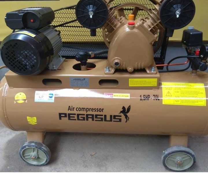 Máy nén khí dây đai Pegasus TM-V-0.12/8-70L