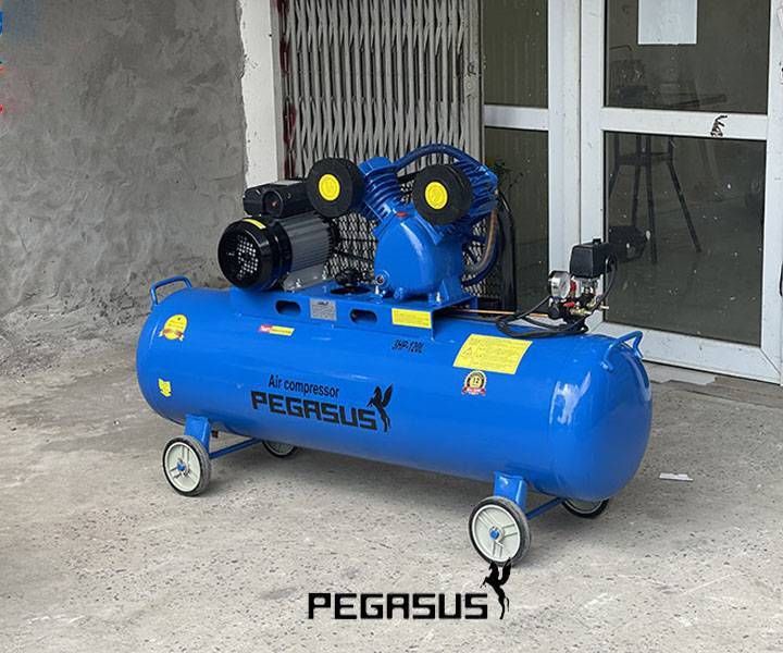 Máy nén khí dây đai Pegasus TM-V-0.36/12.5-120L 220V