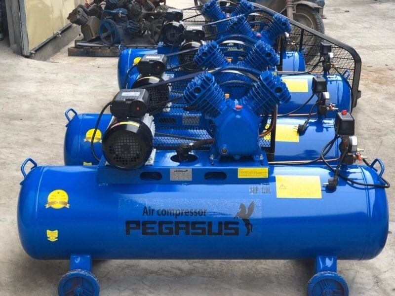 MÁY NÉN KHÍ DÂY ĐAI PEGASUS Model: TM-V-0.25/8-120L (380V)