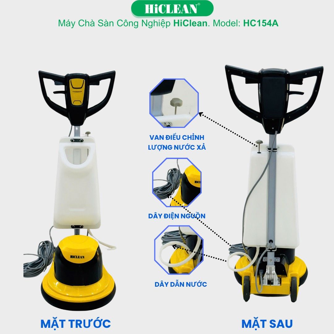 Máy Chà Sàn Công Nghiệp HiClean HC154A