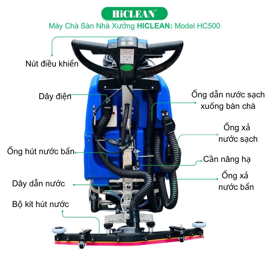 Máy Chà Sàn Liên Hợp HiClean HC500