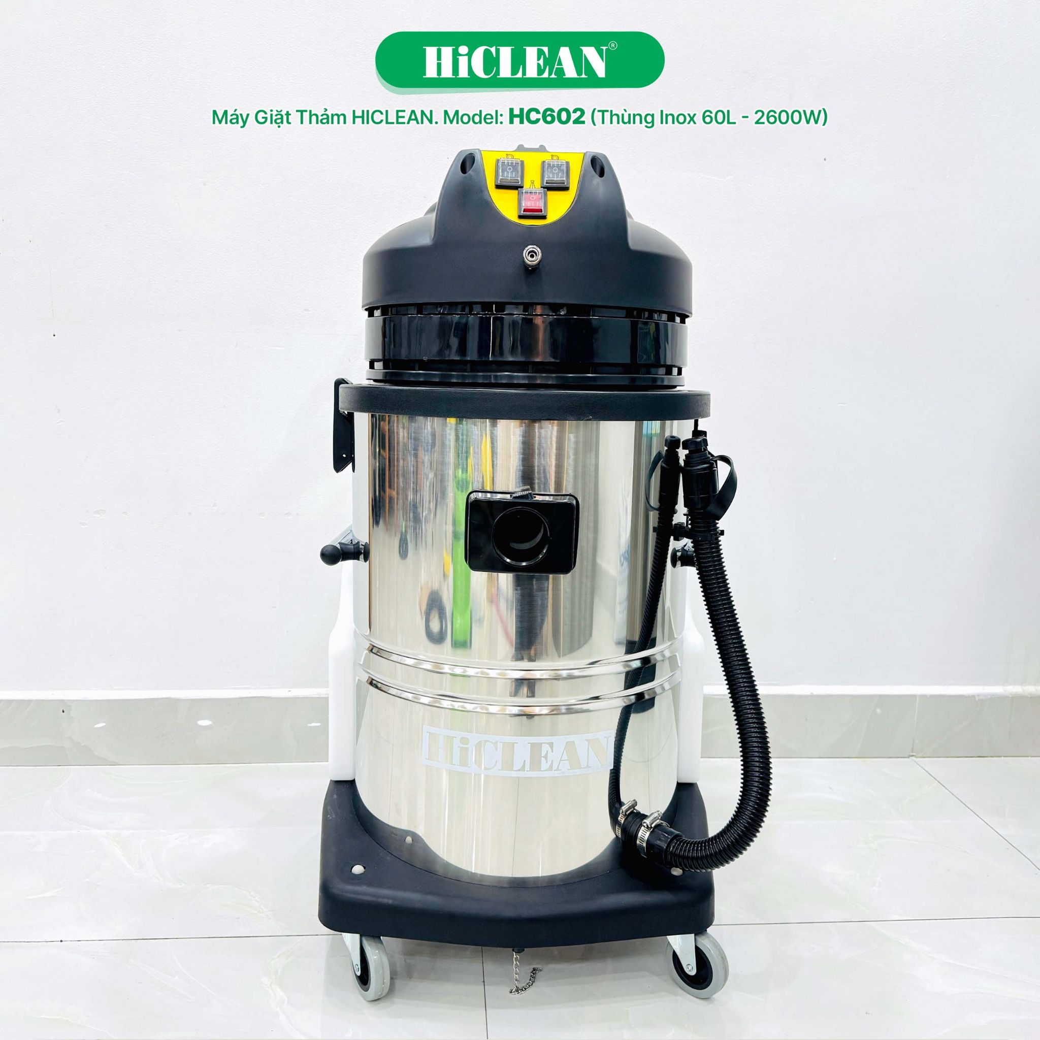 Máy giặt thảm HiClean. Model: HC602