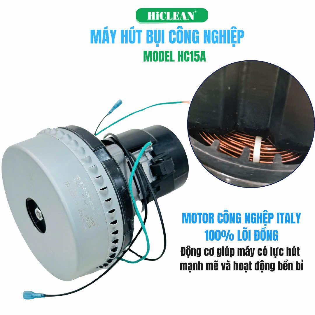 Máy Hút Bụi Công Nghiệp HiClean HC15A
