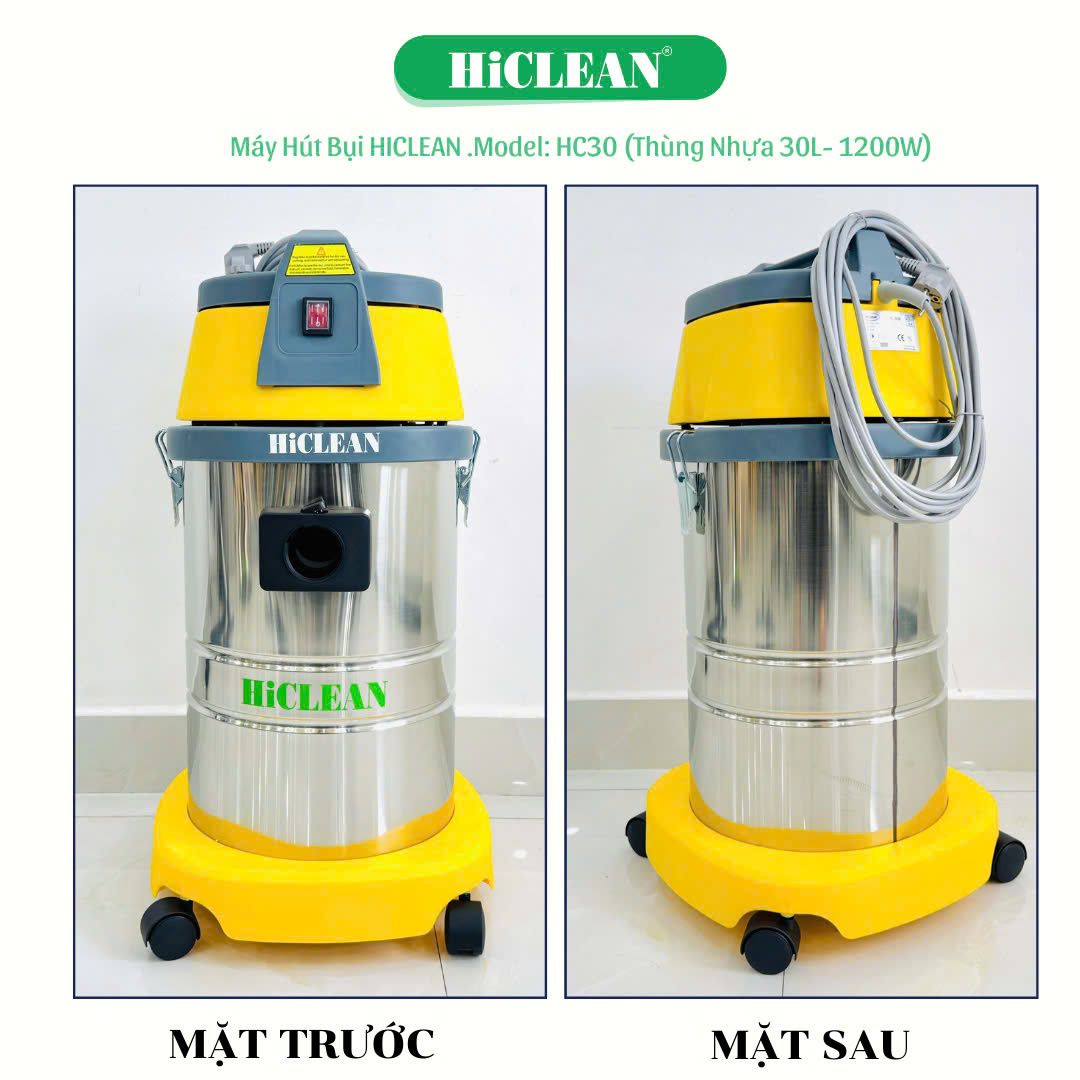 Máy Hút Bụi Hút Nước Công Nghiệp HiClean HC30