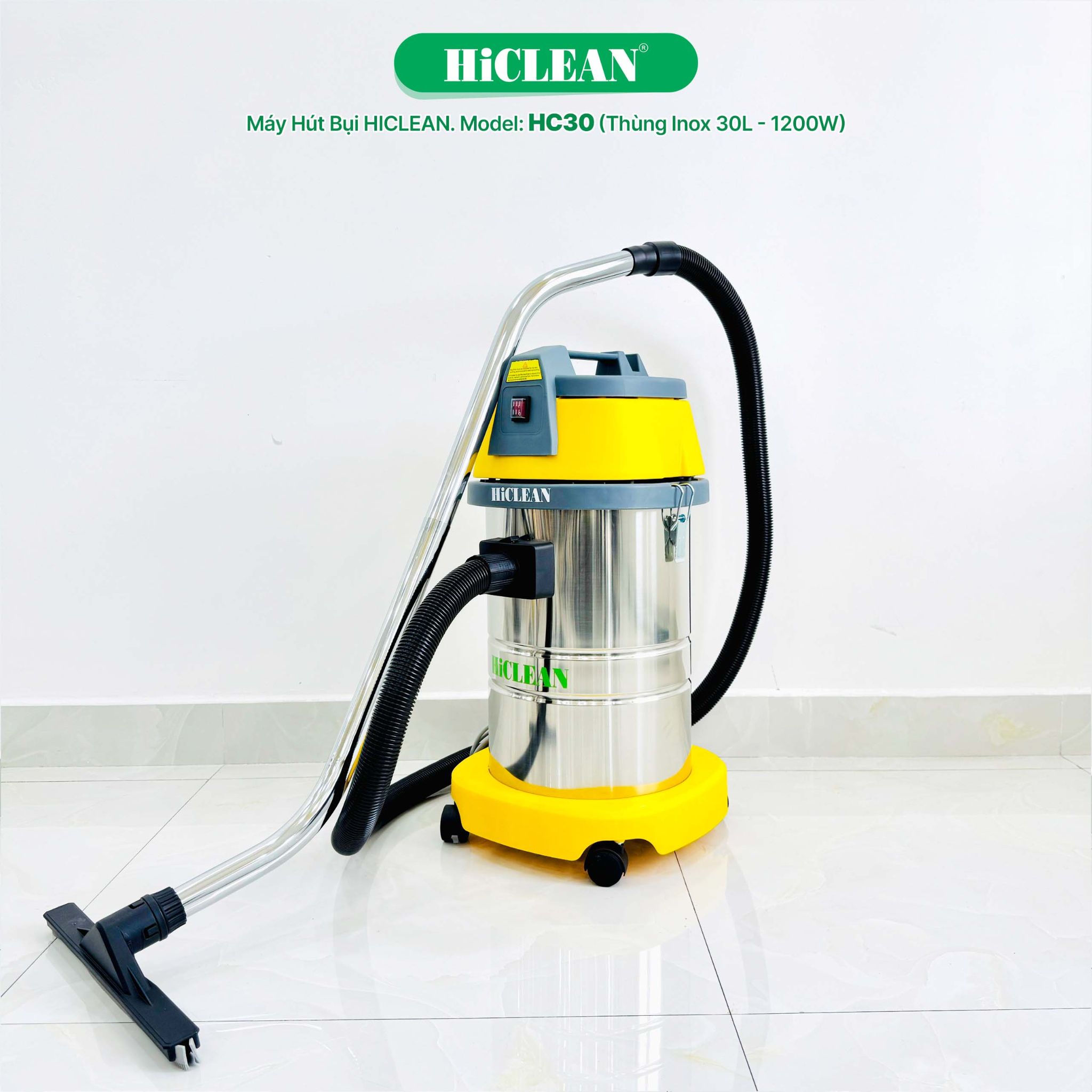 Máy Hút Bụi Hút Nước Công Nghiệp HiClean HC30