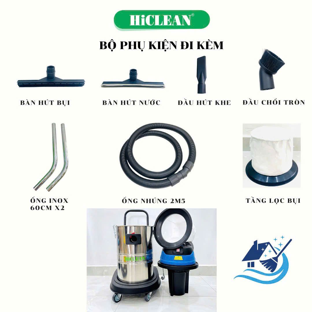 Máy Hút Bụi Công Nghiệp HiClean HC 40CE