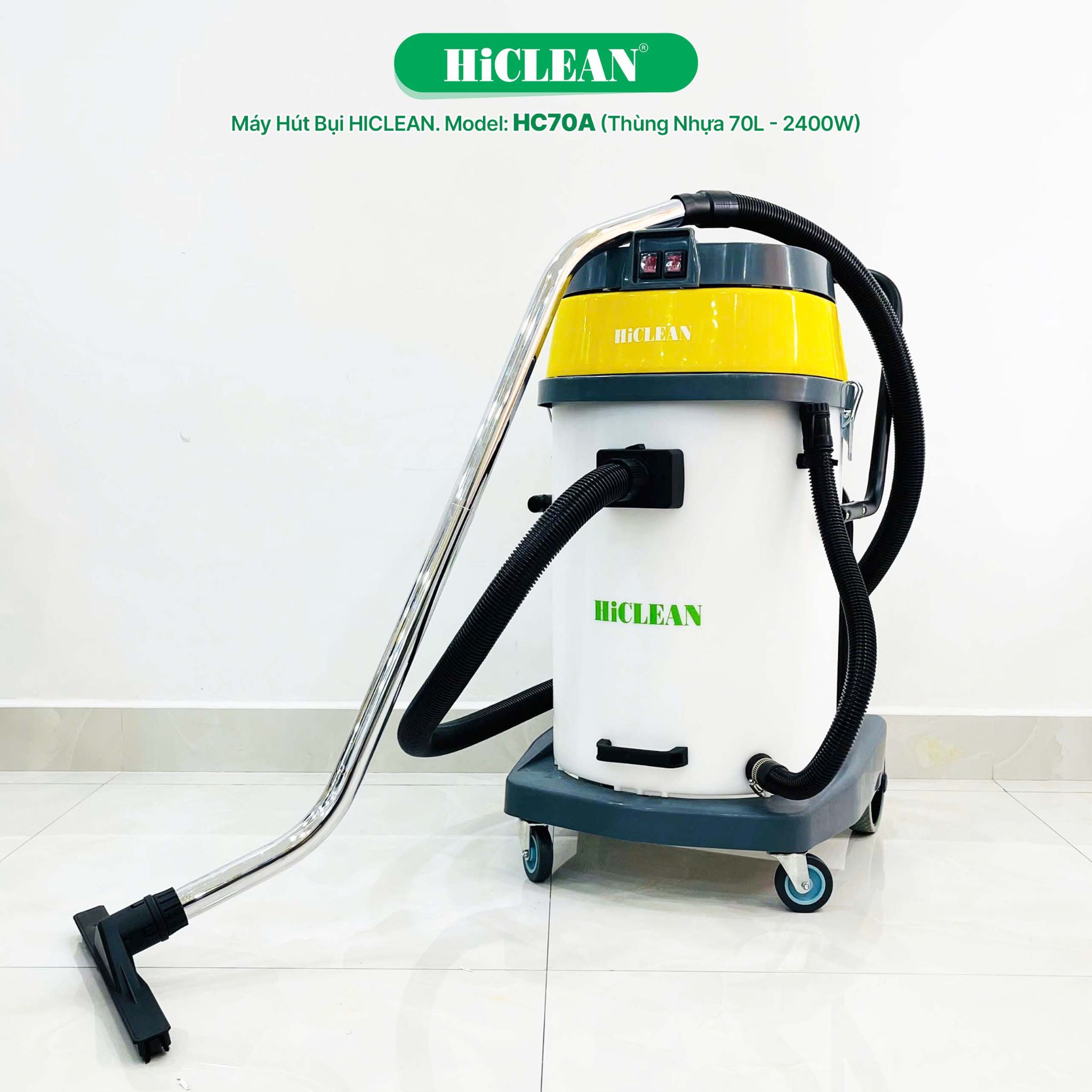Máy Hút Bụi Công Nghiệp HiClean HC70A