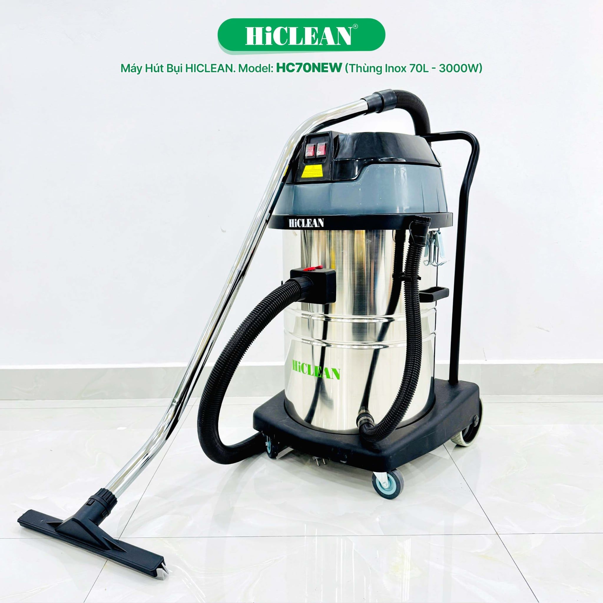 Máy Hút Bụi Công Nghiệp HiClean HC70 NEW
