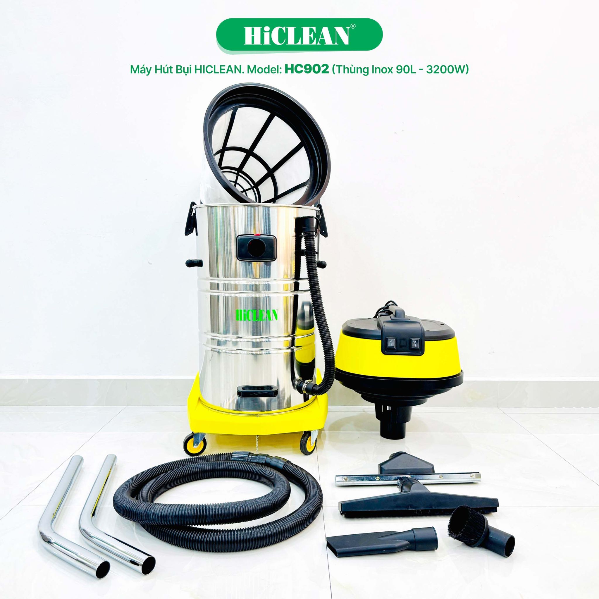 Máy Hút Bụi Công Nghiệp HiClean HC 902