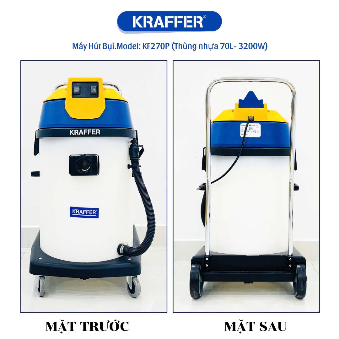 Máy Hút Bụi Công Nghiệp Kraffer KF270P