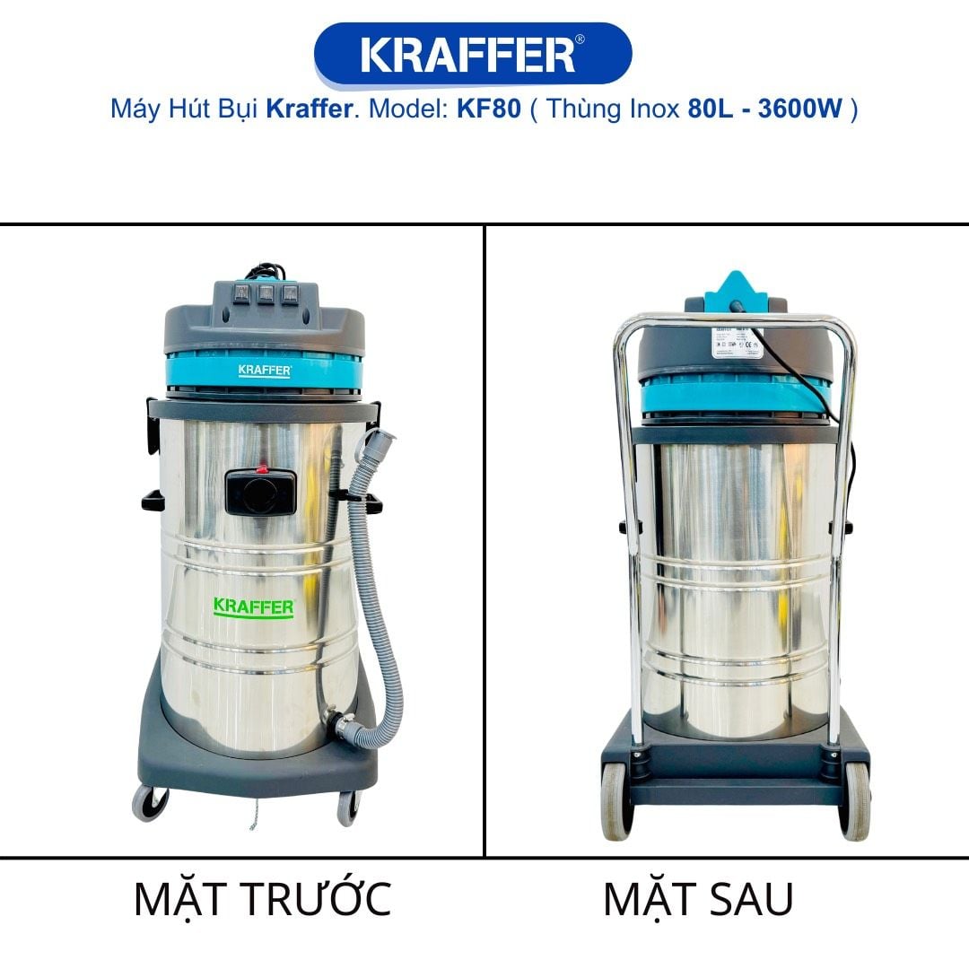 Máy Hút Bụi Công Nghiệp Kraffer KF80