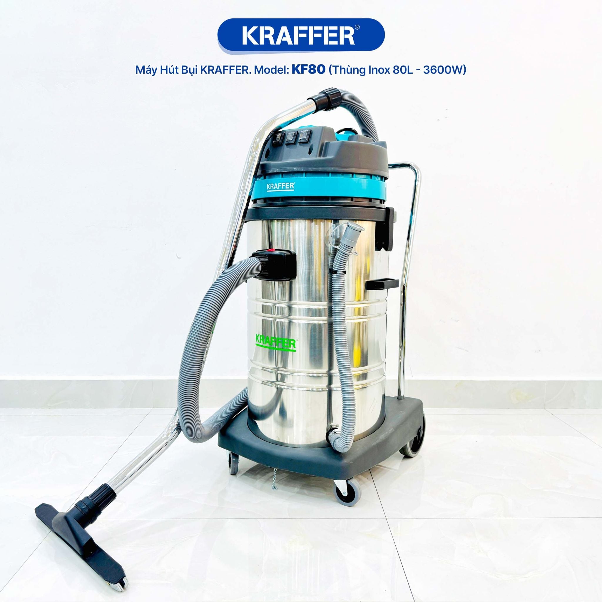 Máy Hút Bụi Công Nghiệp Kraffer KF80