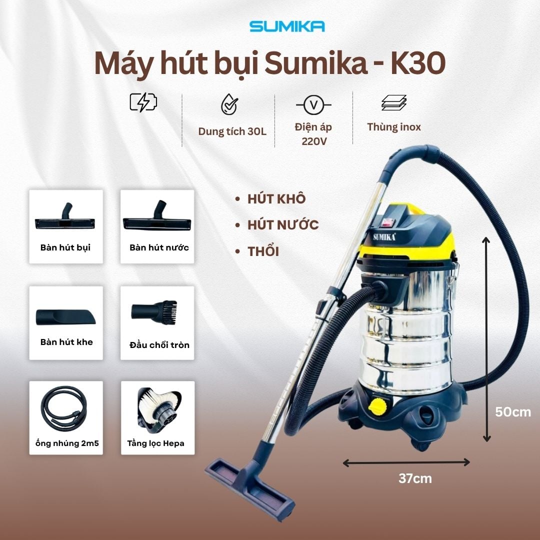 Máy Hút Bụi Đa Năng SUMIKA K30