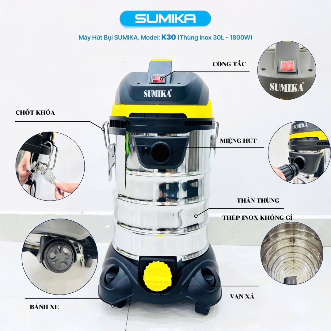 Máy Hút Bụi Đa Năng SUMIKA K30