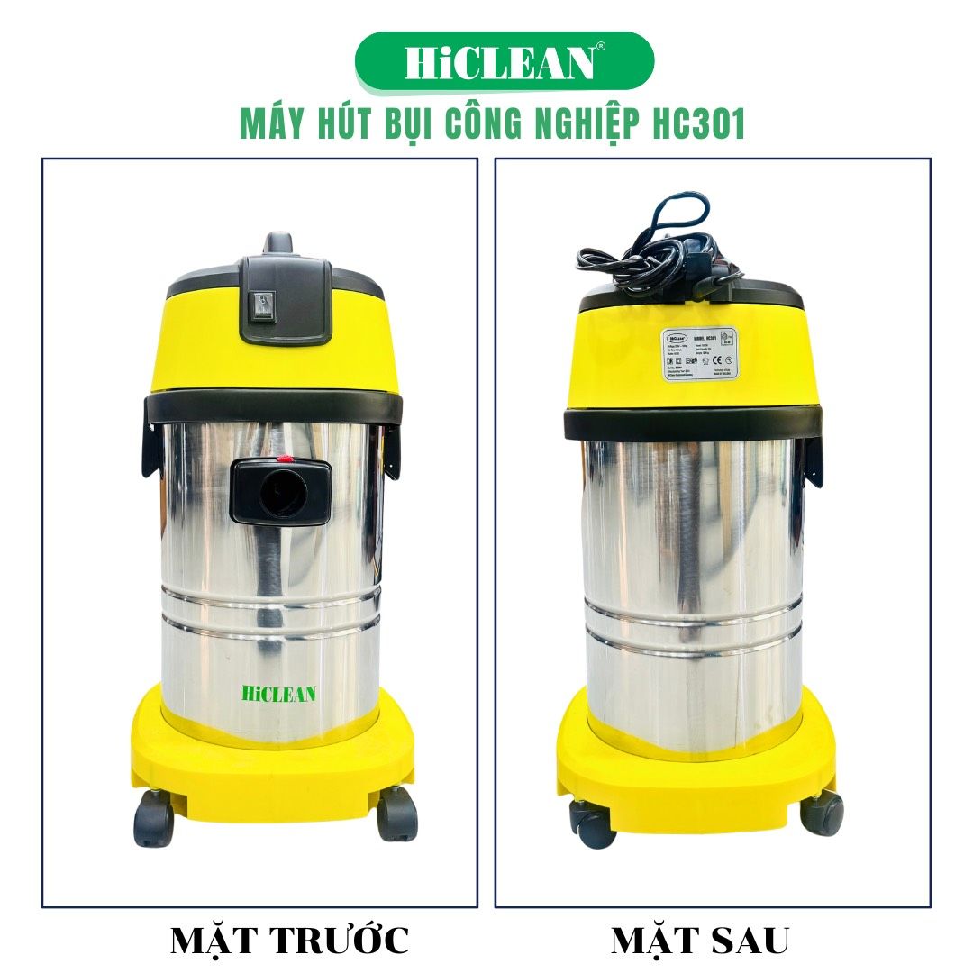 Máy Hút Bụi Hút Nước Công Nghiệp HiClean HC 301