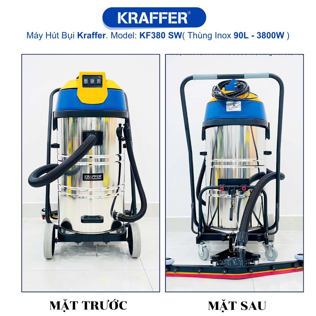 Máy Hút Bụi Nhà Xưởng Kraffer KF380SW