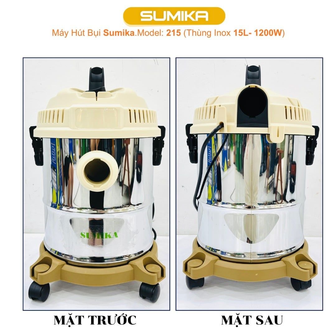Máy hút bụi hút nước Sumika. Model: 215
