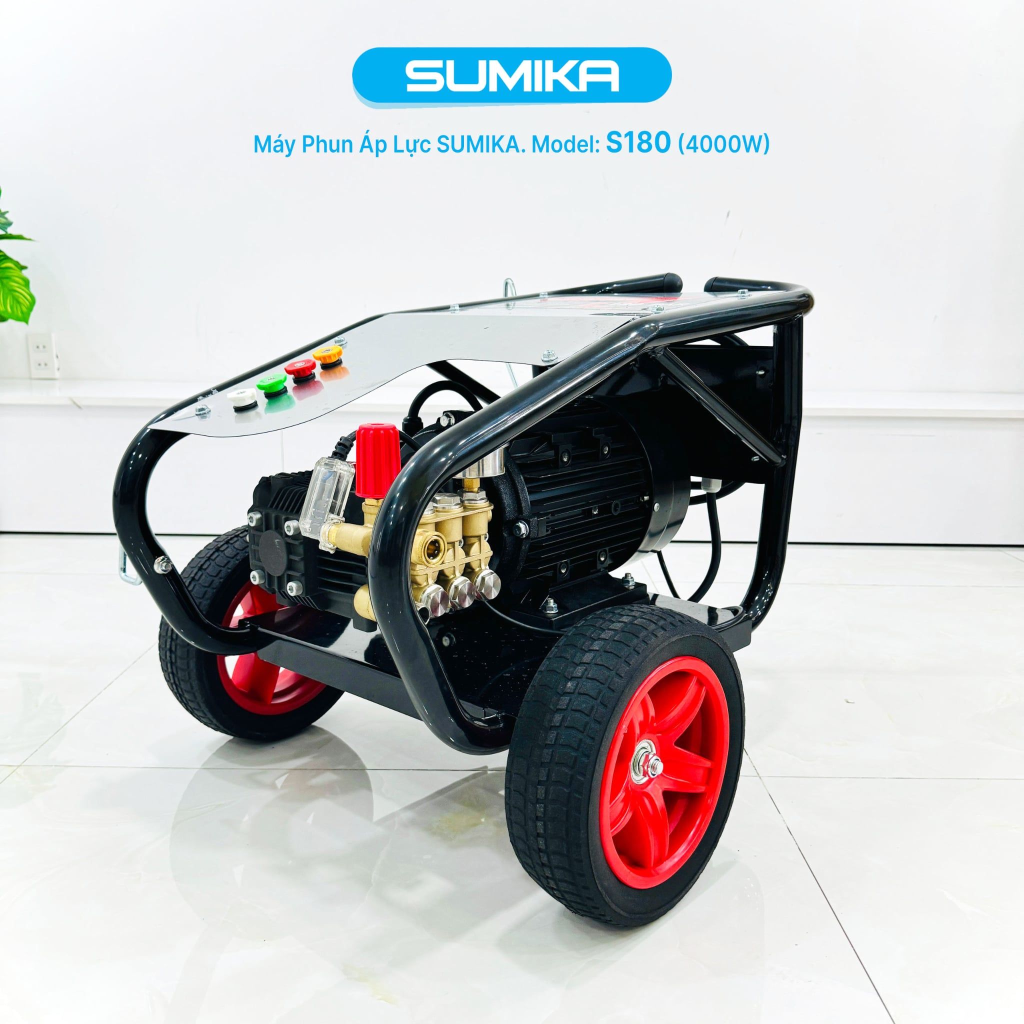 Máy phun bắn tia nước áp lực cao Sumika. Model: S180