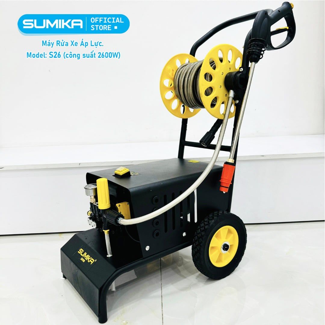 Máy phun bắn tia nước áp lực cao Sumika. Model: S26