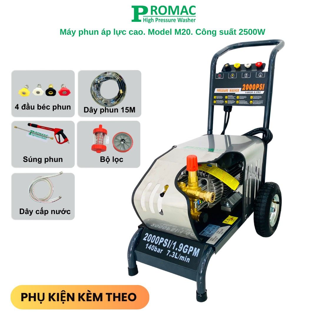 Máy phun áp lực PROMAC. Model: M20