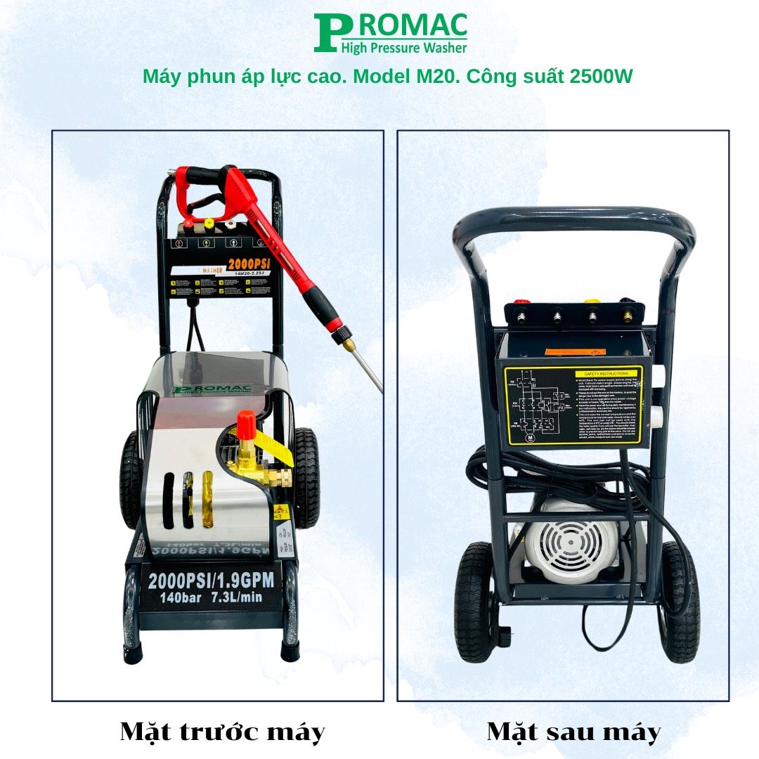 Máy phun áp lực PROMAC. Model: M20