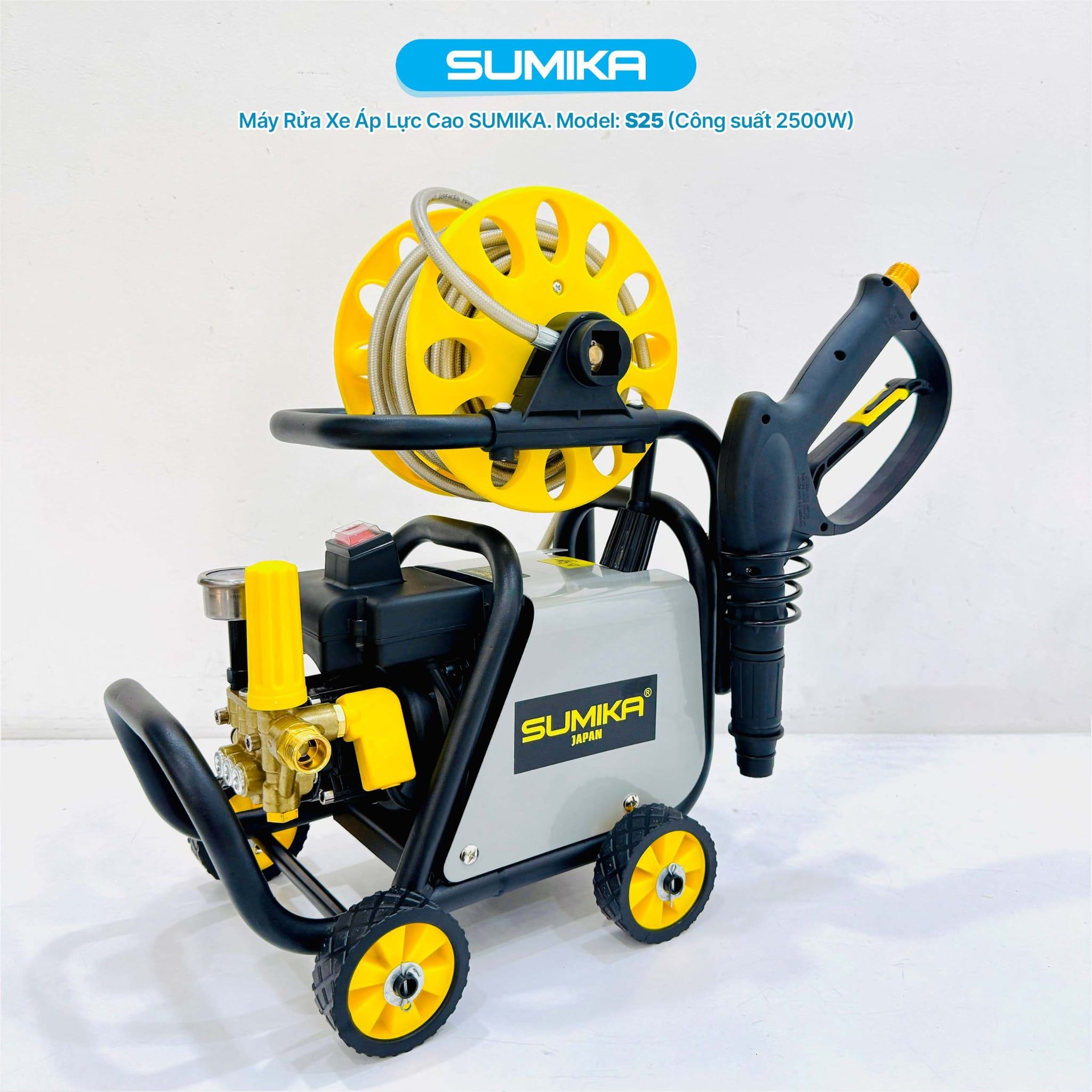 Máy phun bắn tia nước áp lực cao Sumika. Model: S25