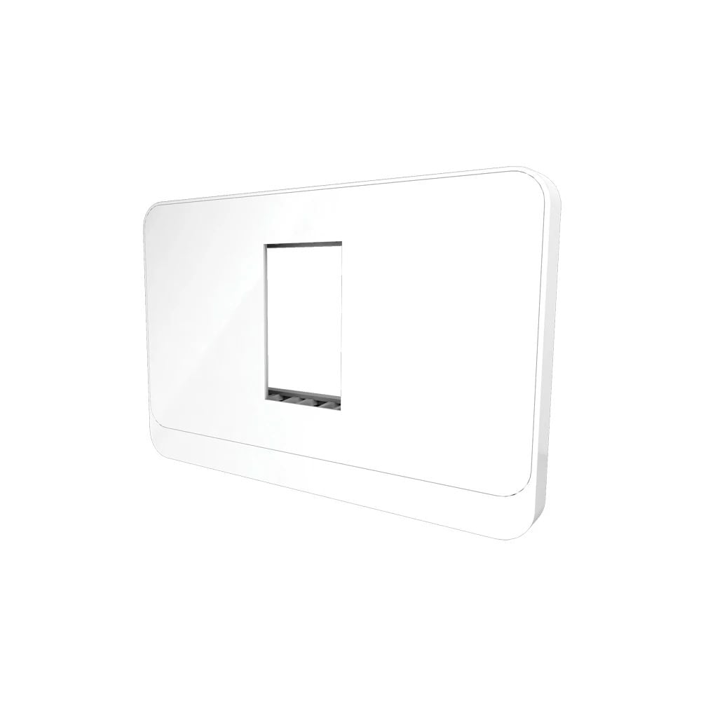 Mặt công tắc ổ cắm âm tường Rạng Đông MOC01 80x120x9/1H