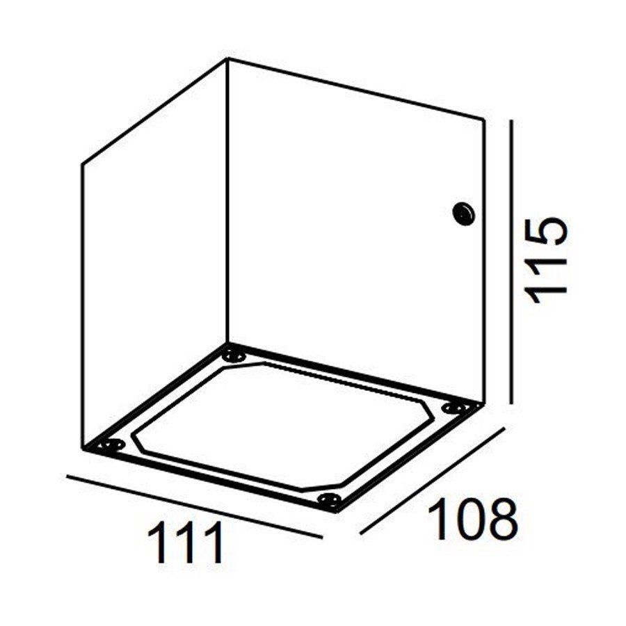 Đèn gắn tường ngoài trời Nanoco NBL2541/2541-6 12W IP54