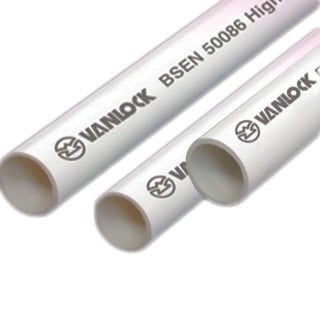 Ống luồn dây điện tròn PVC Sino SP9032MS 32mm lực nén 750N