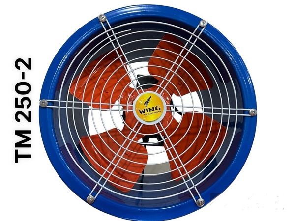 Quạt thông gió công nghiệp hướng trục tròn Wing TM 250-2 / TM 250-4 / TM 300-2 / TM 300-4 / TM 350-2 / TM 350-4 / TM 400-2 / TM 400-4 / TM 500-2 / TM 500-4 / TM600-4 / TM600-4