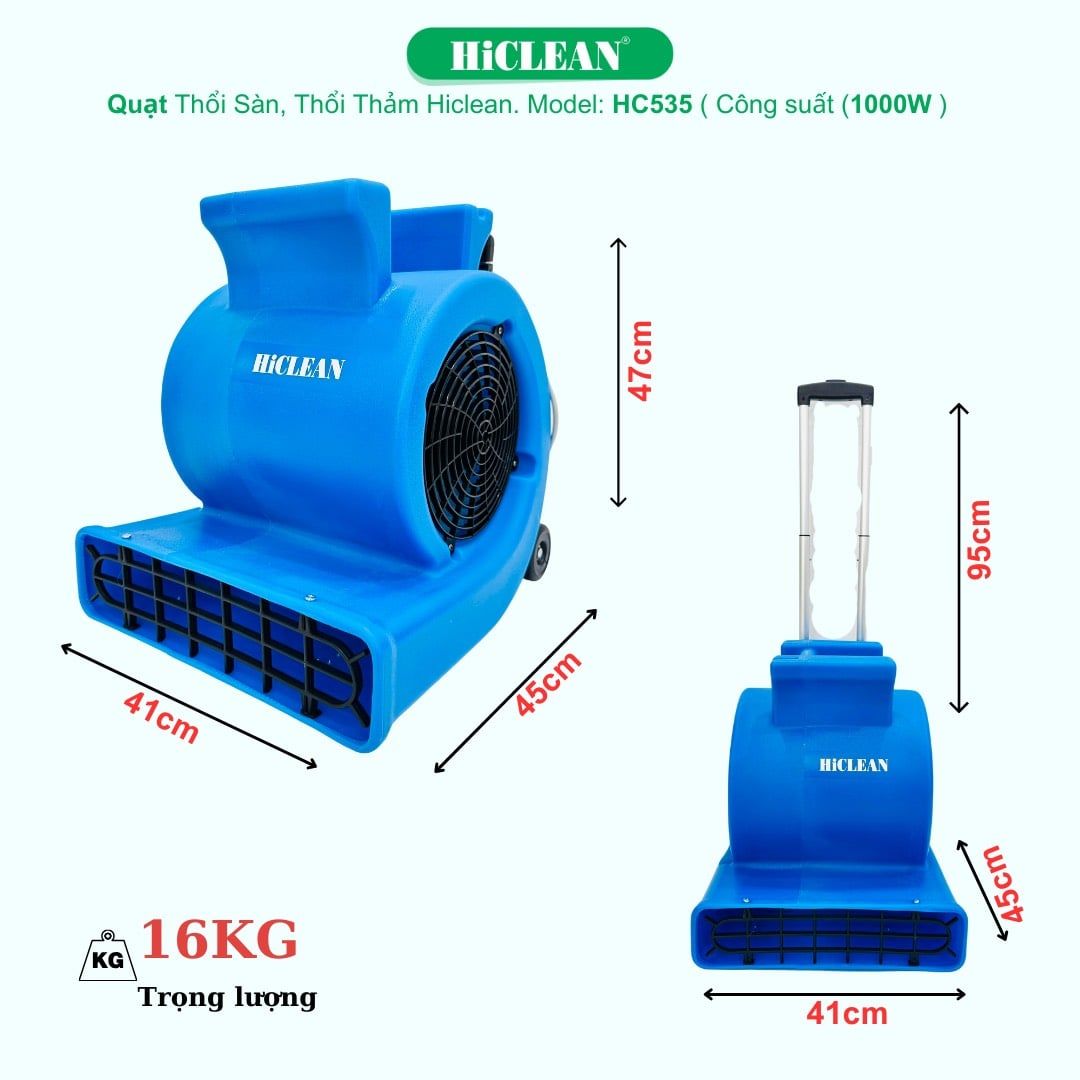 Quạt thổi công nghiệp HiClean. Model: HC535