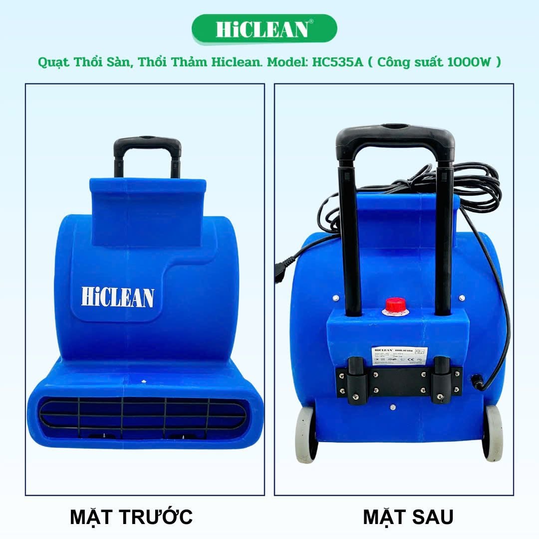Máy thổi khí làm khô sàn công nghiệp Hiclean. Model: HC535A