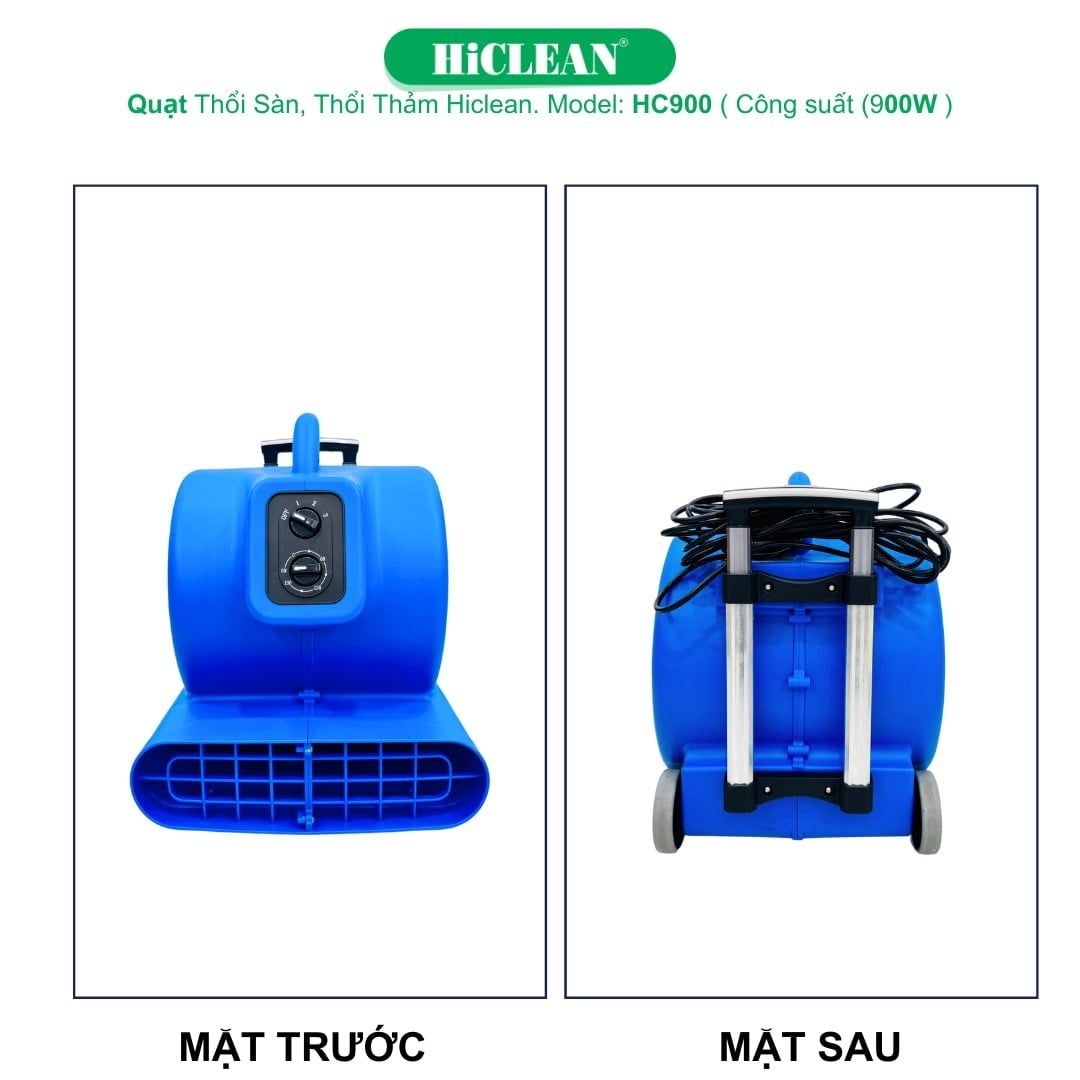 Máy thổi khí làm khô sàn công nghiệp Hiclean. Model: HC900